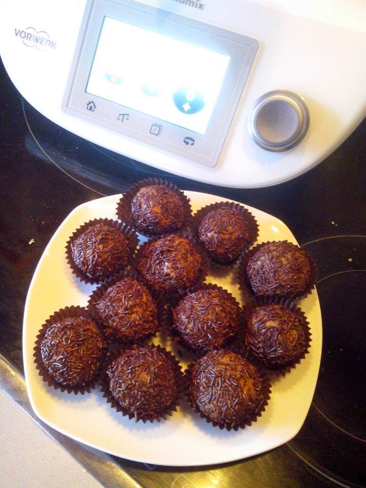 TRUFAS DE CHOCOLATE con THERMOMIX