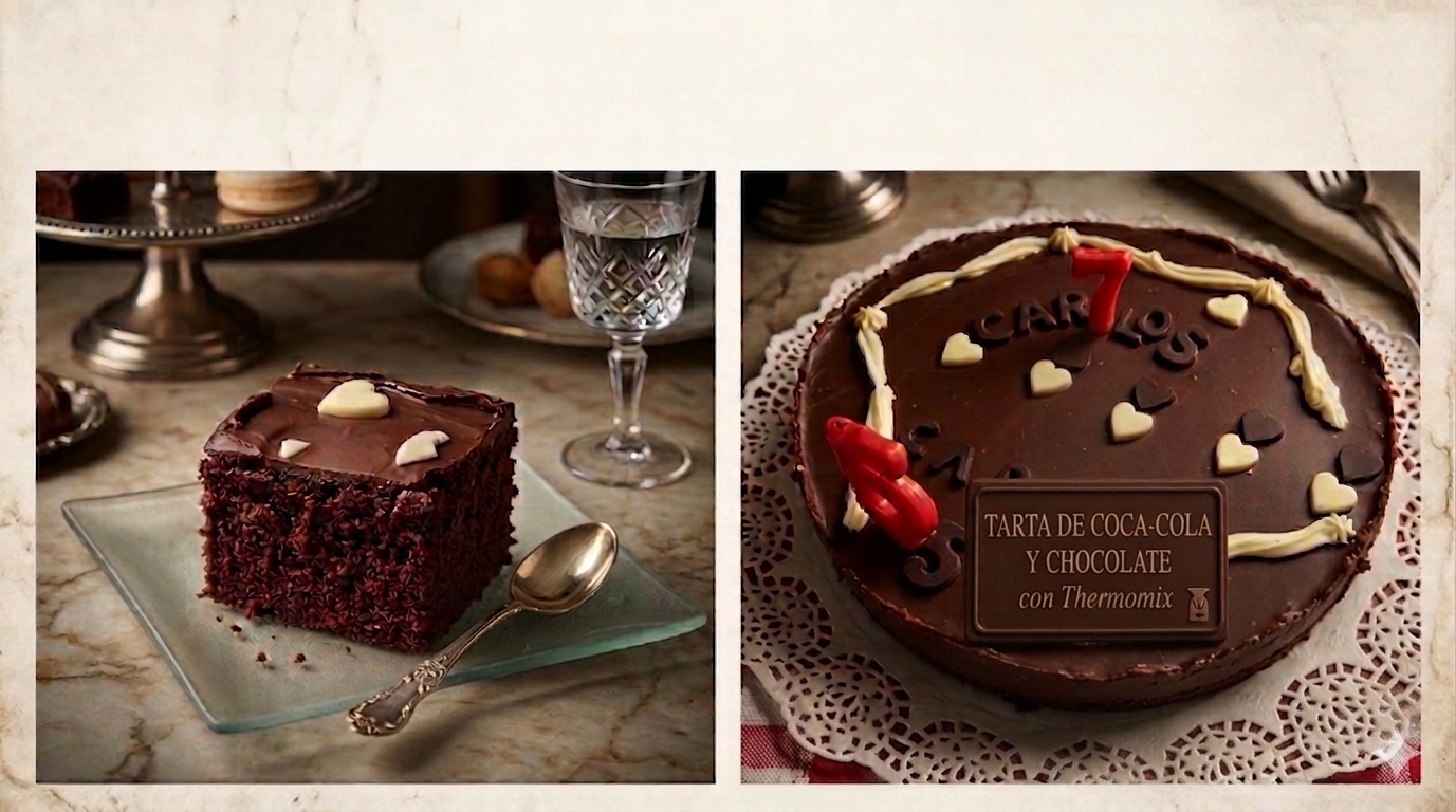 TARTA DE COCA-COLA Y CHOCOLATE