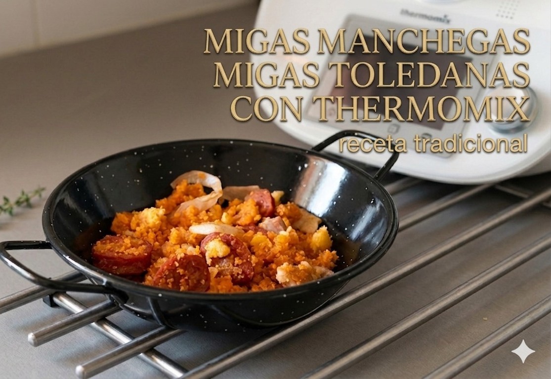 MIGAS MANCHEGAS MIGAS TOLEDANAS CON THERMOMIX