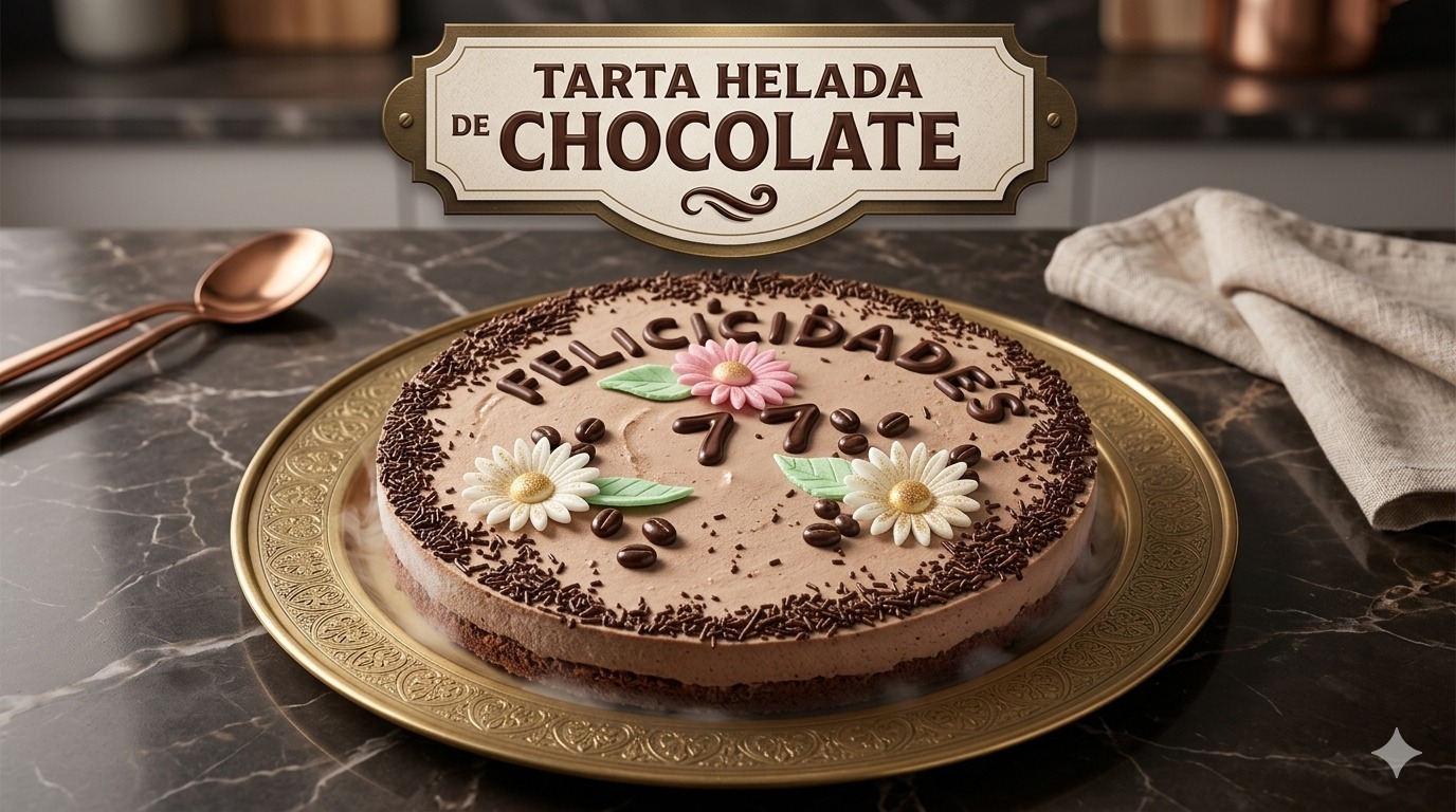 TARTA HELADA DE CHOCOLATE