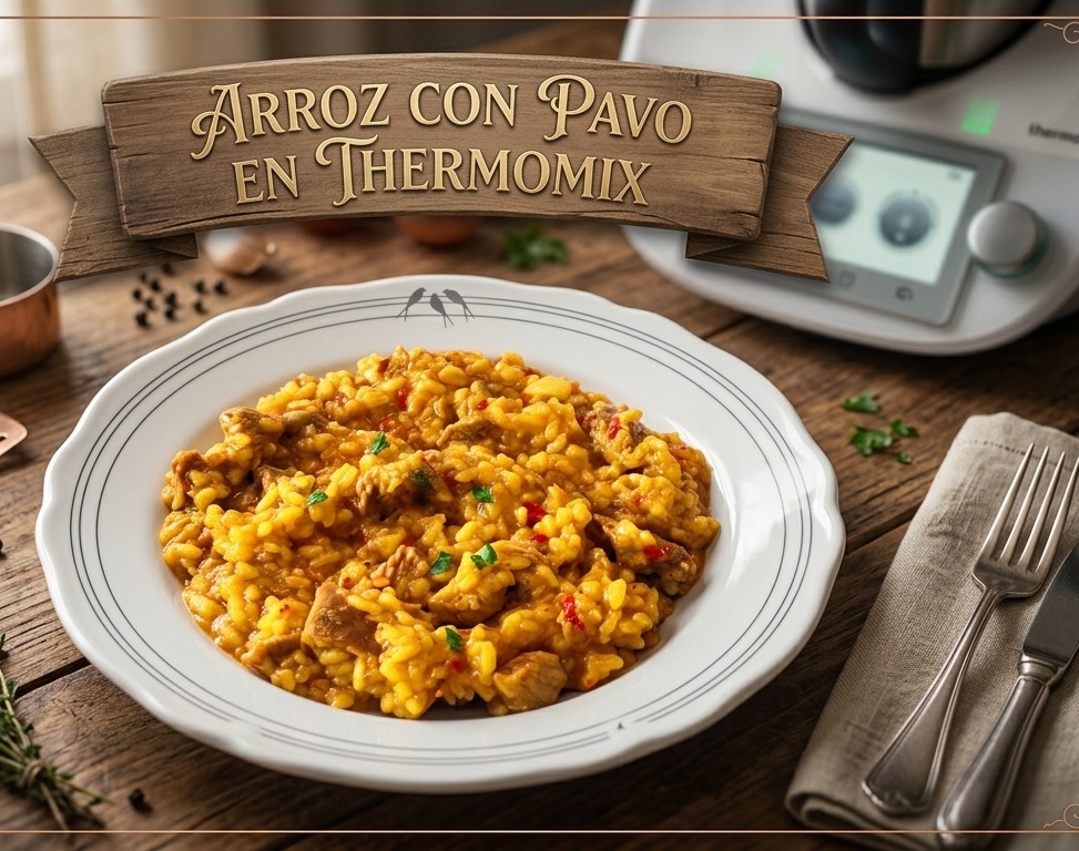 ARROZ CON PAVO EN  THERMOMIX
