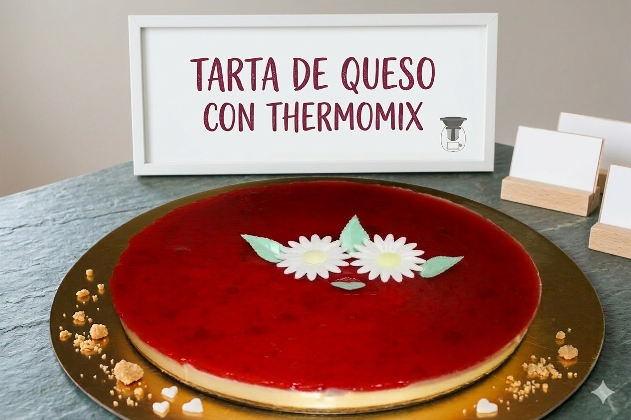 TARTA DE QUESO CON THERMOMIX