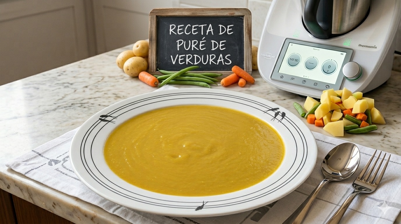 PURÉ DE VERDURAS EN THERMOMIX