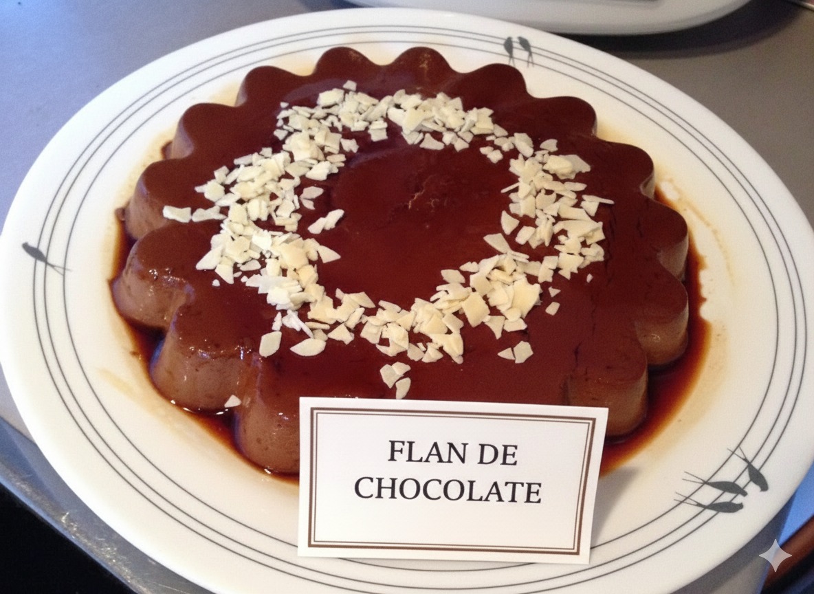 FLAN DE CHOCOLATE CON THERMOMIX