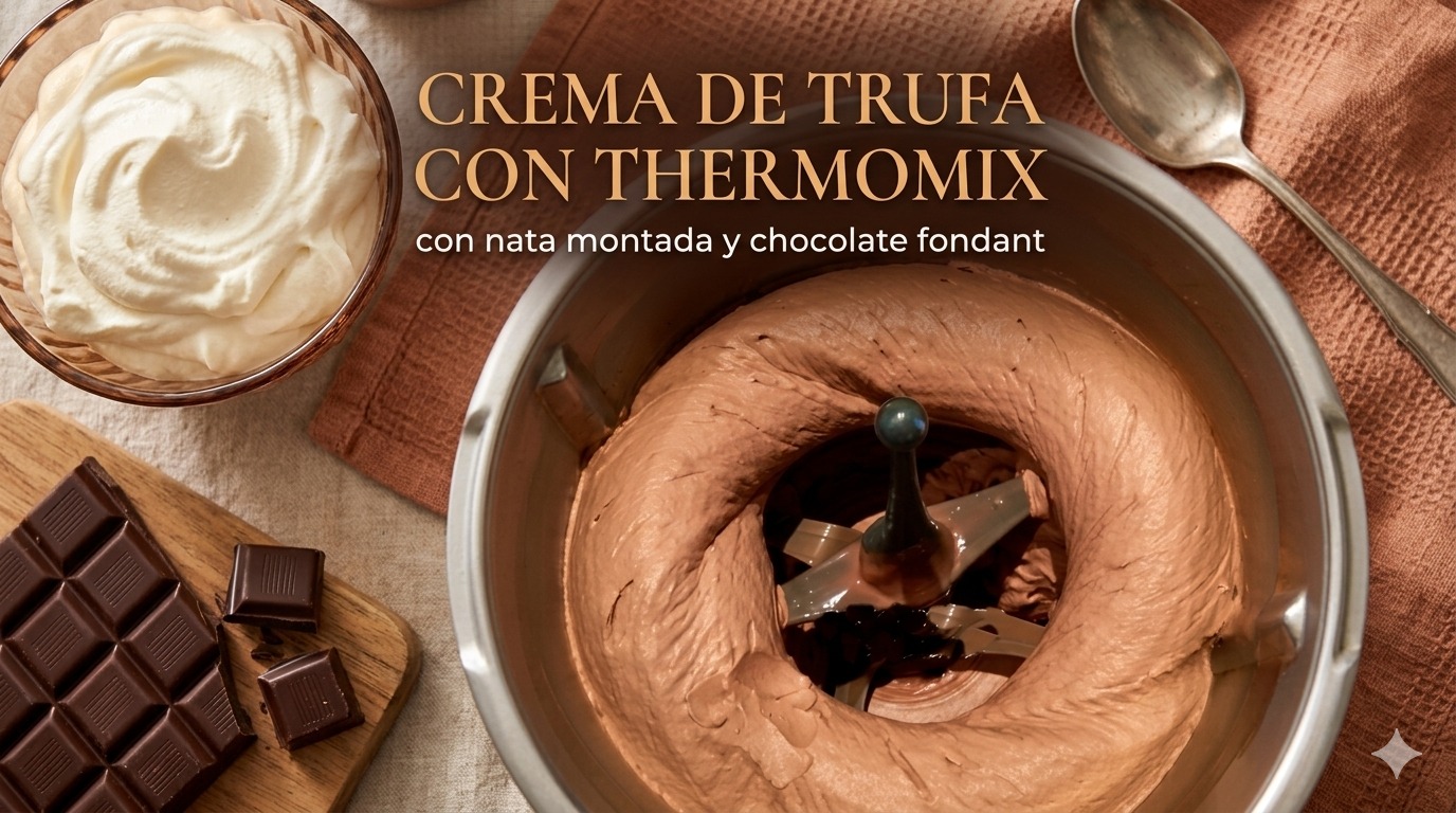 CREMA DE TRUFA CON THERMOMIX