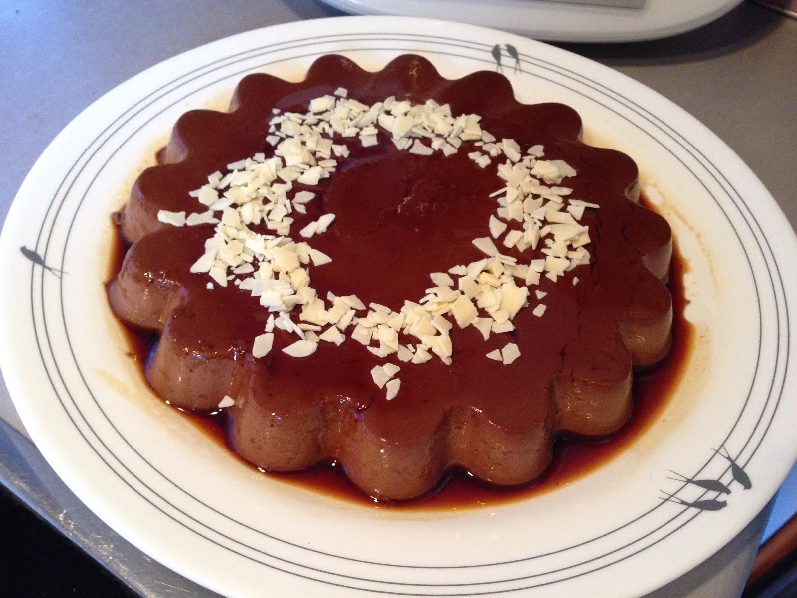 FLAN CHOCOLATE CON THERMOMIX