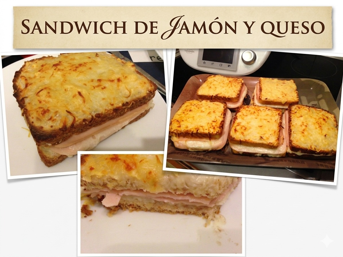 SANDWICH DE JAMÓN Y QUESO