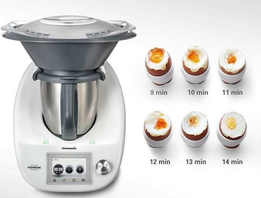 HUEVOS COCIDOS CON THERMOMIX