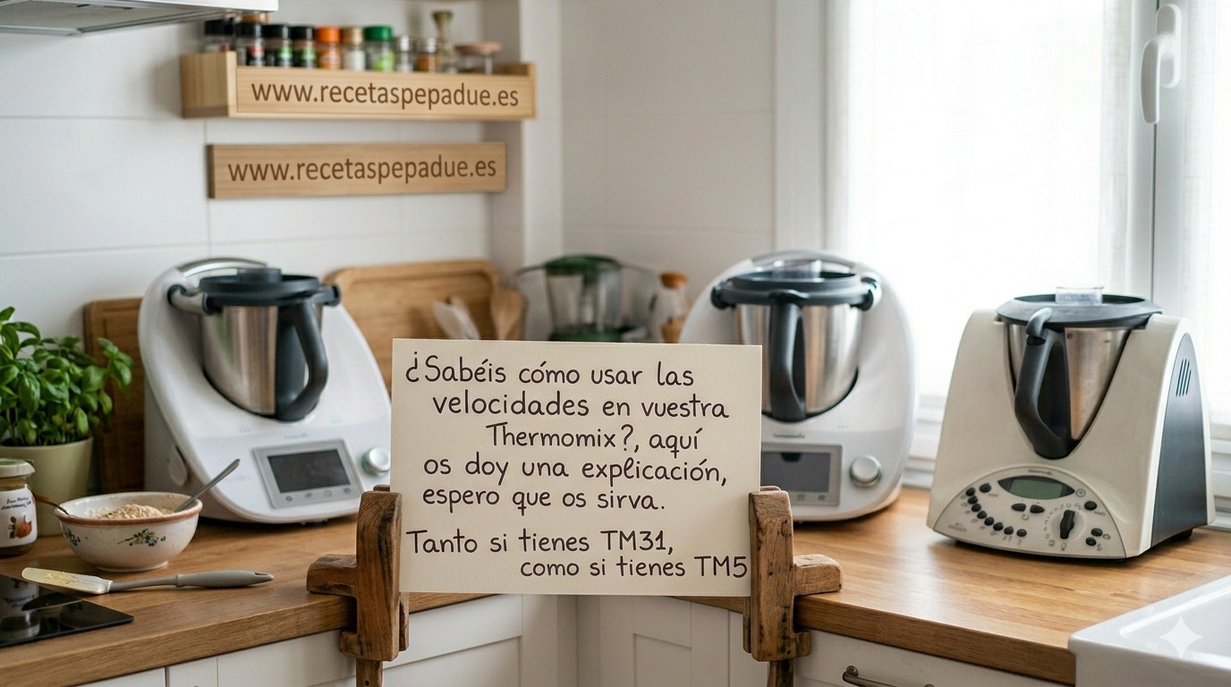 VELOCIDADES DE TU THERMOMIX