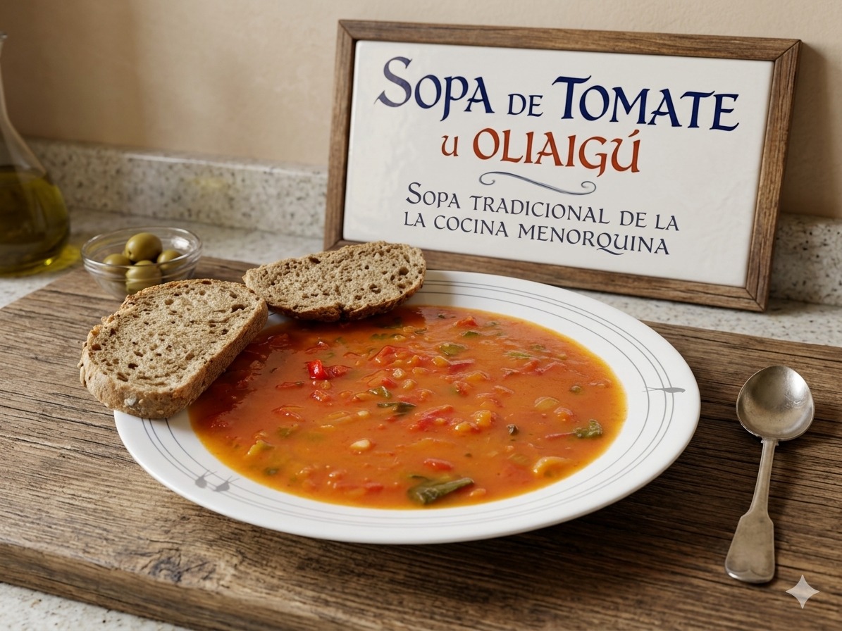 SOPA DE TOMATE u OLIAIGU