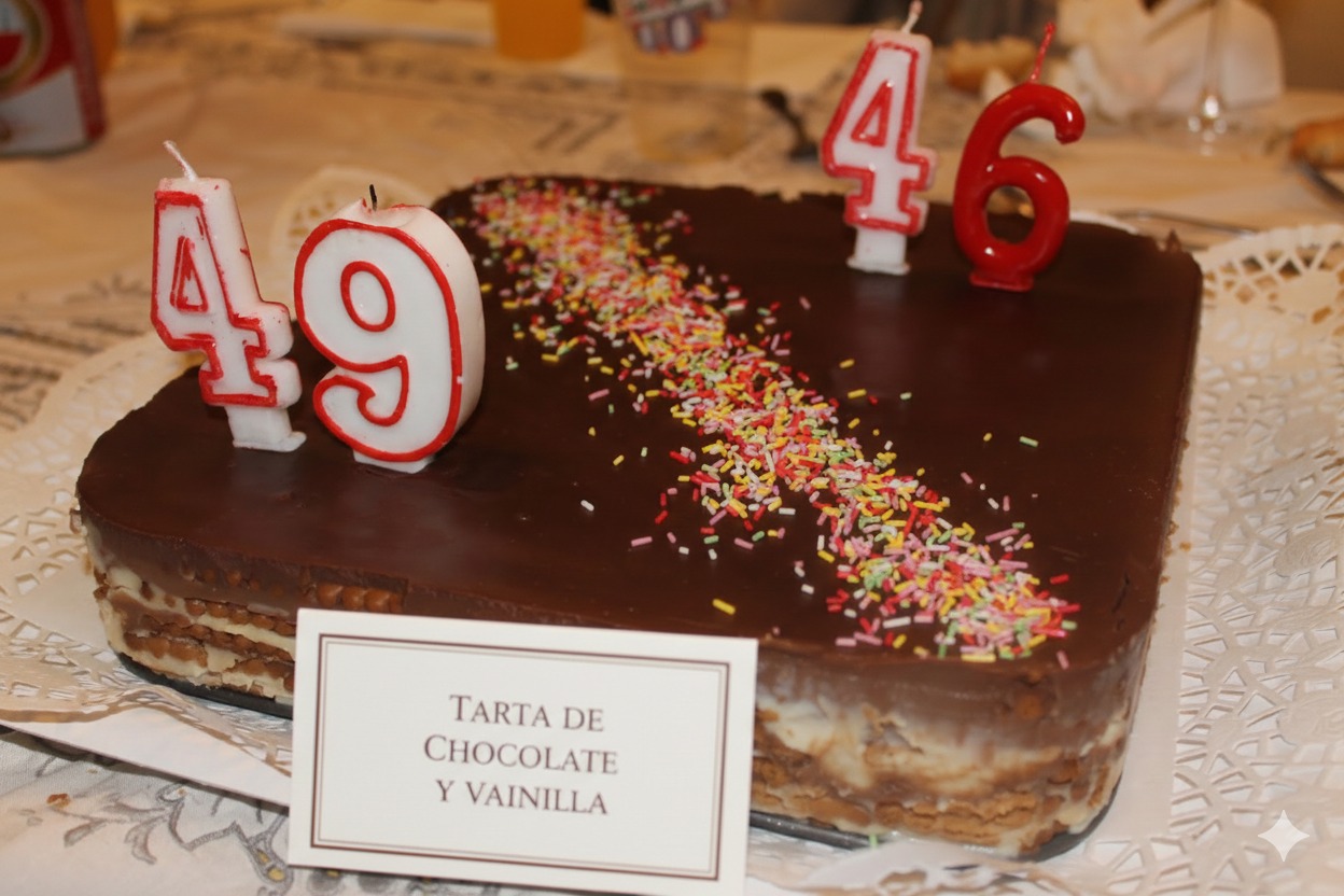 TARTA DE CHOCOLATE Y VAINILLA