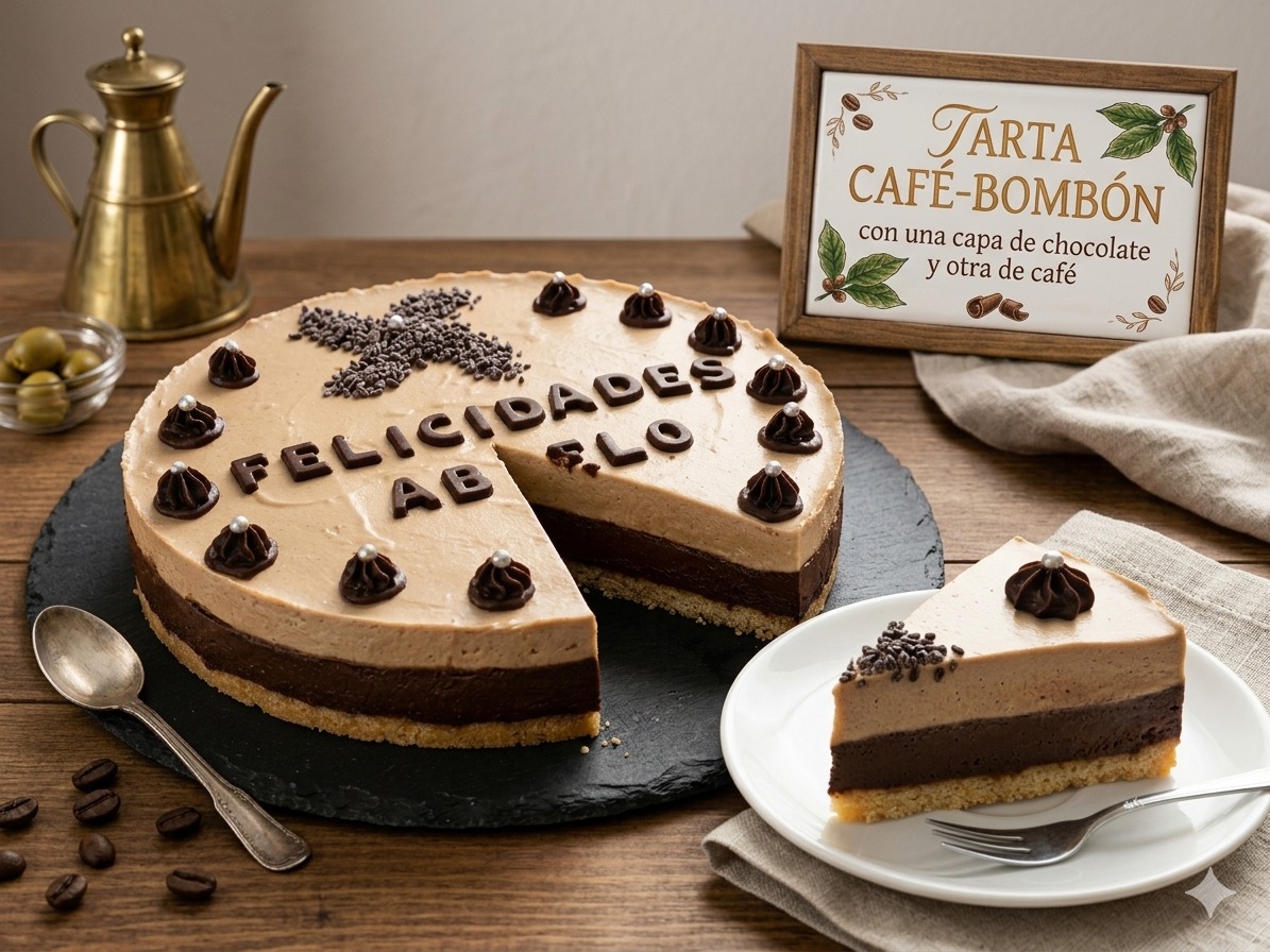 TARTA CAFÉ-BOMBÓN