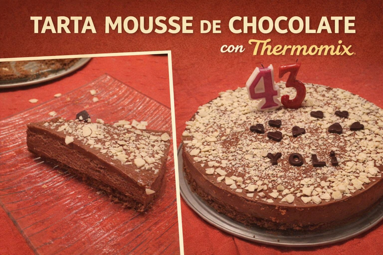 TARTA MOUSSE DE CHOCOLATE