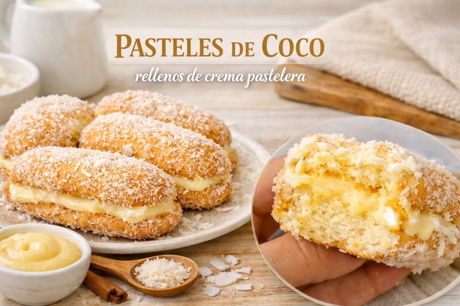 PASTELES DE COCO