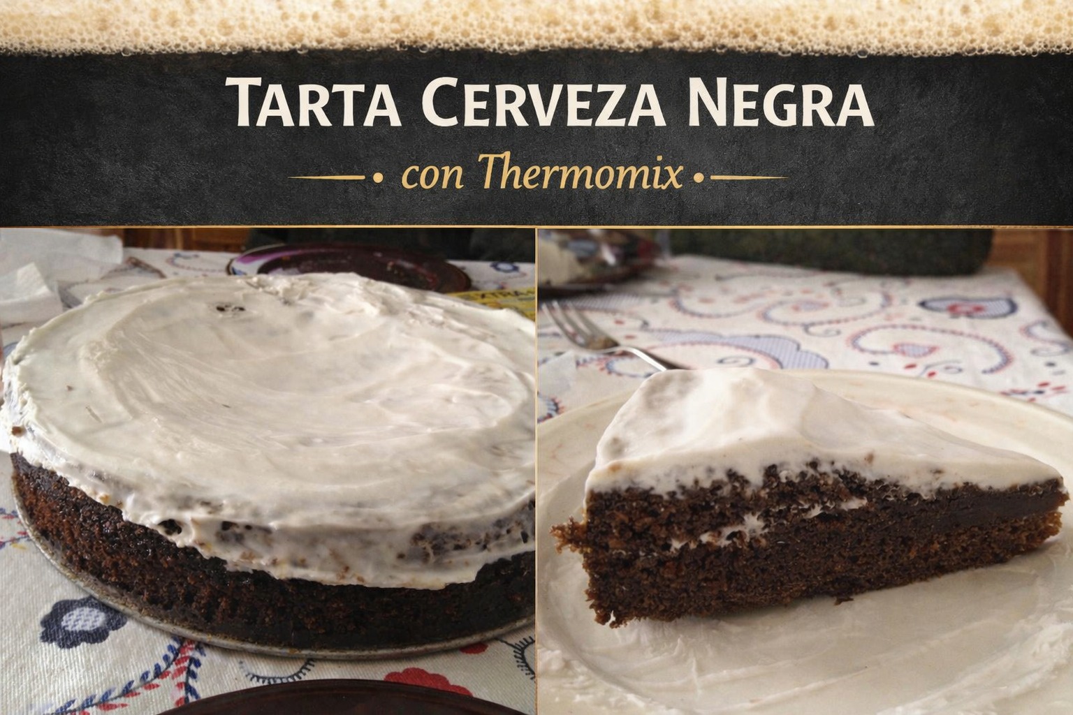 TARTA CERVEZA NEGRA