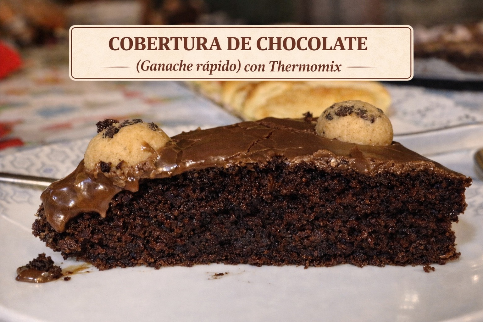 COBERTURA DE CHOCOLATE (Ganache rápido)