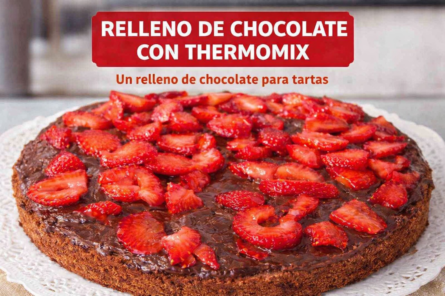 RELLENO DE CHOCOLATE CON THERMOMIX