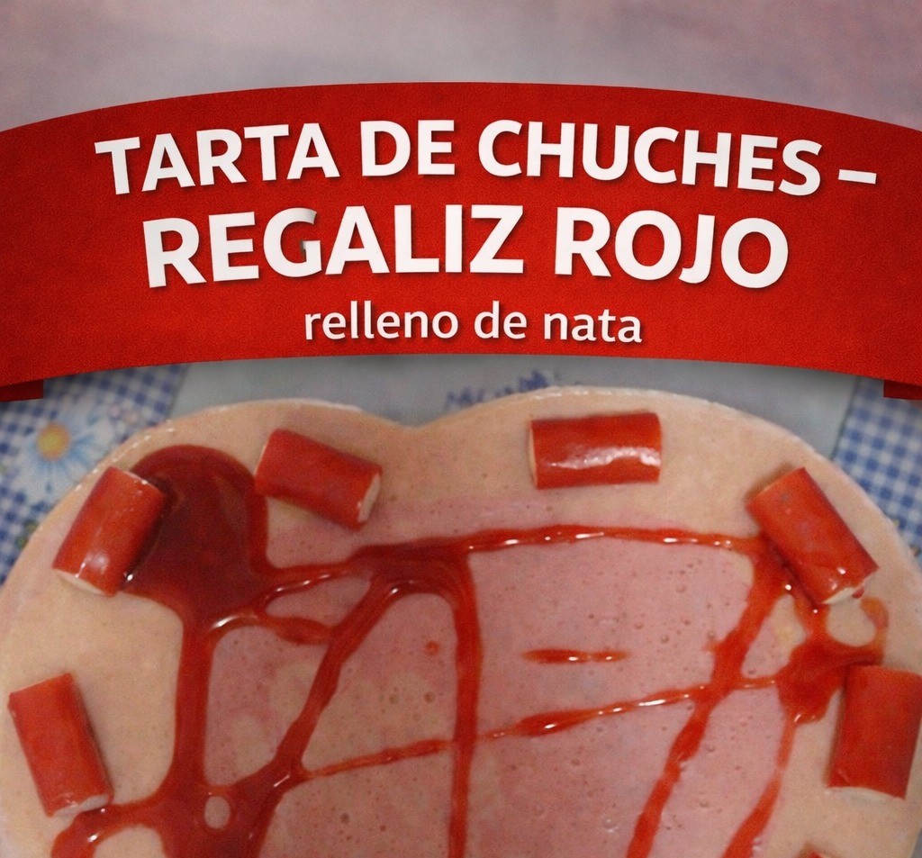 TARTA DE CHUCHES – REGALIZ ROJO