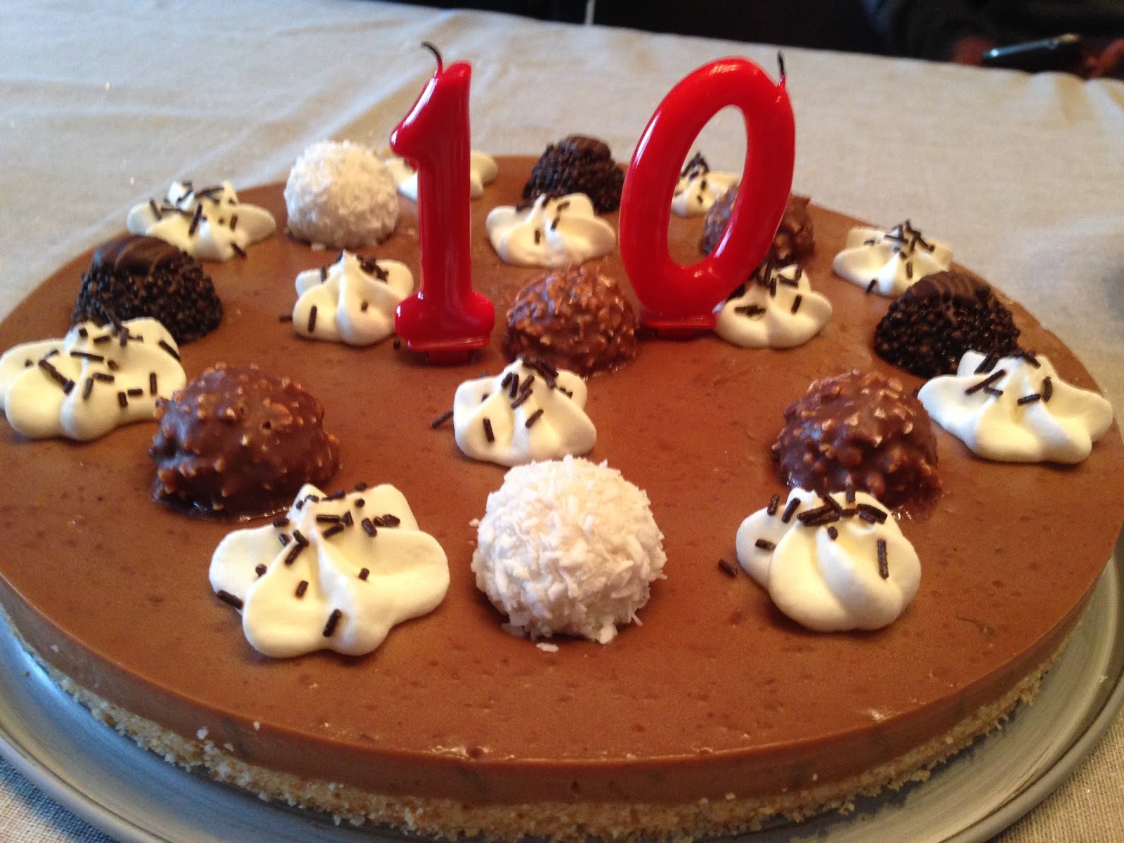 TARTA BOMBONES DE FERRERO ROCHER