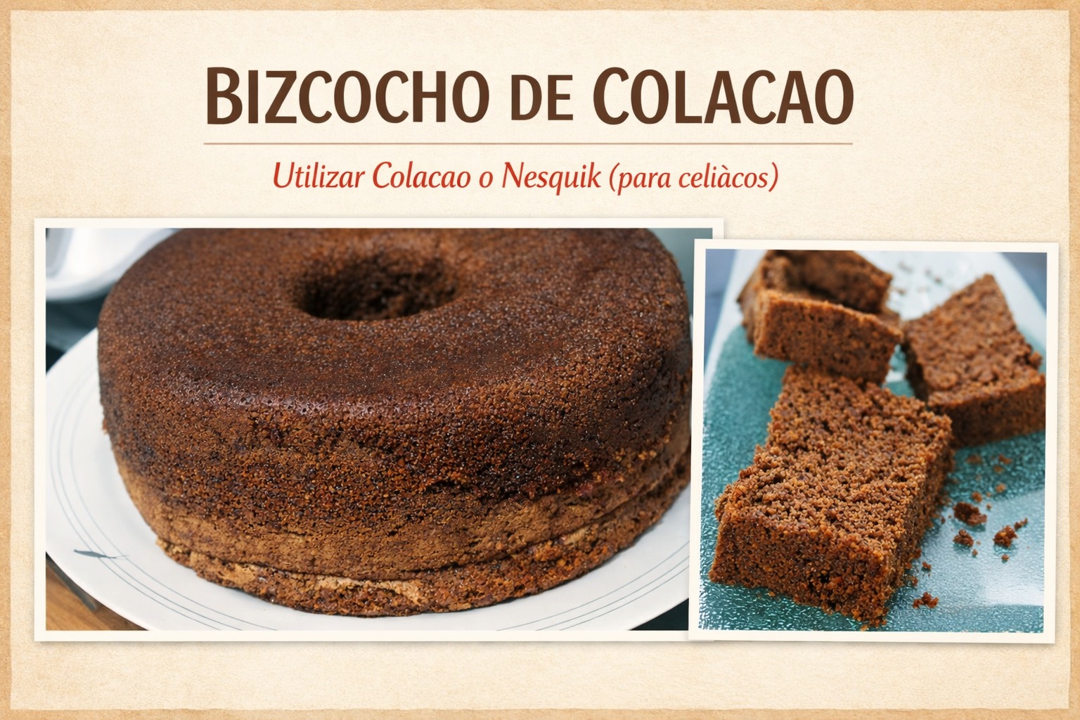 BIZCOCHO DE COLACAO