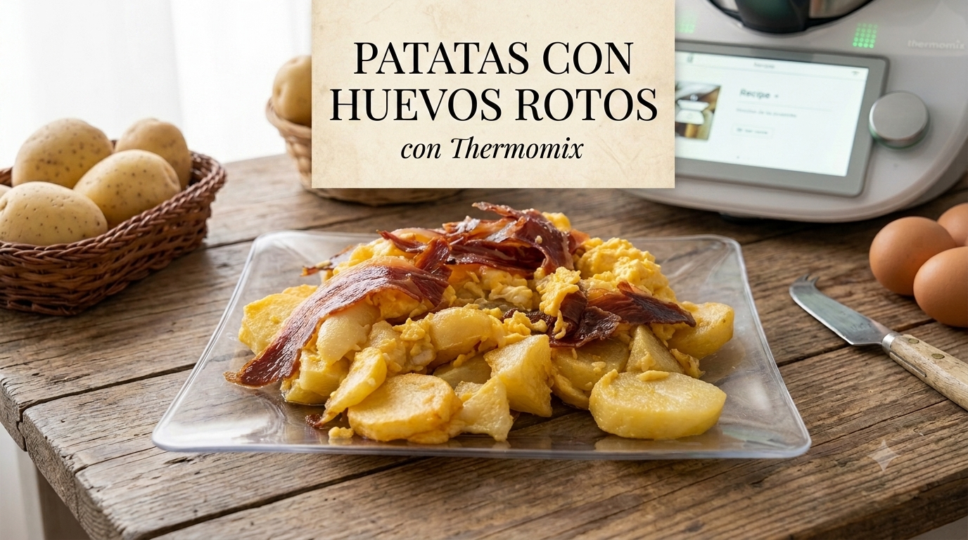 PATATAS CON HUEVOS ROTOS