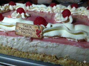TARTA CARAMELOS PIKOTAS