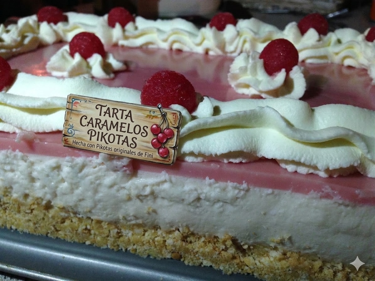 TARTA CARAMELOS PIKOTAS