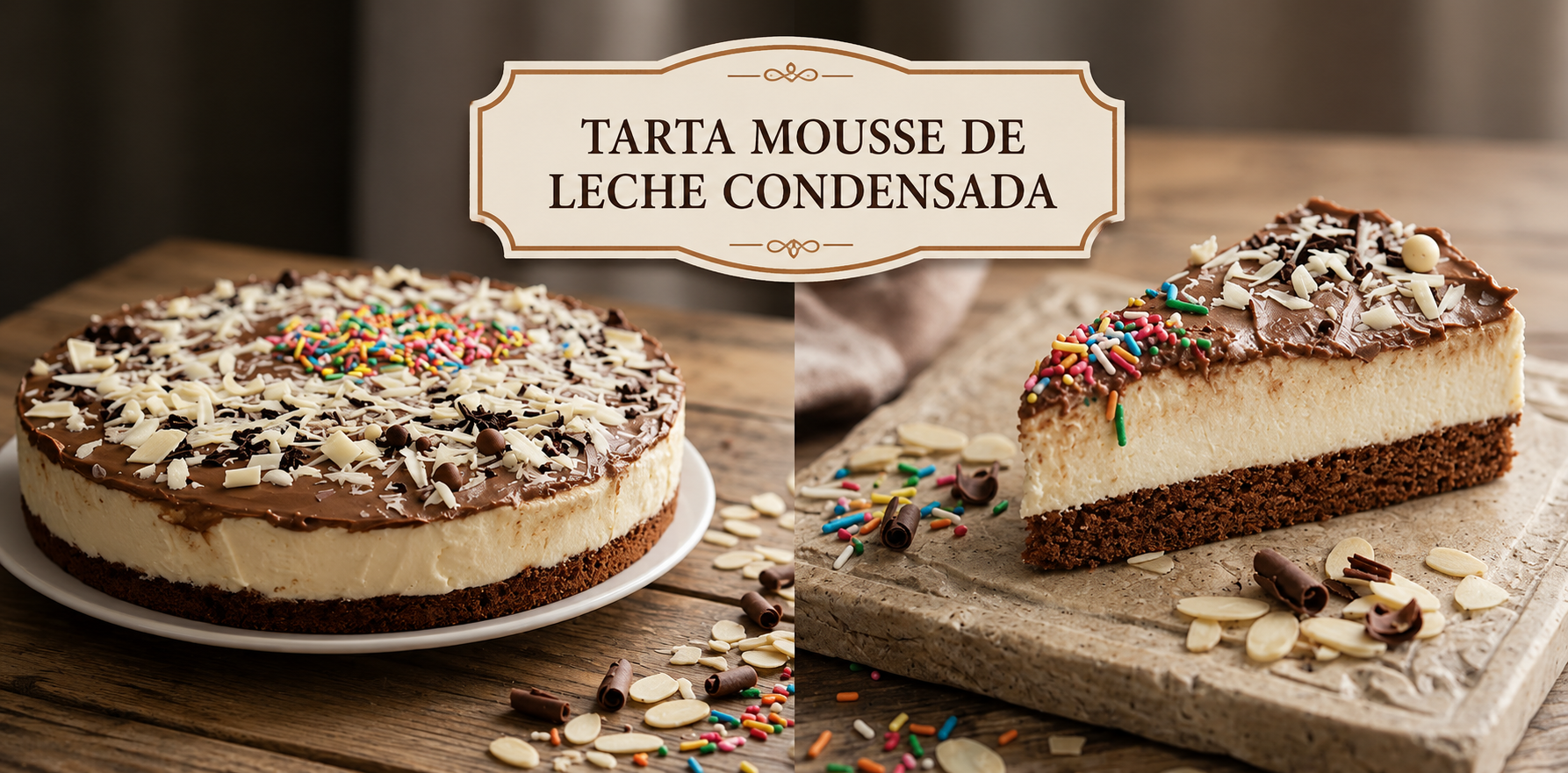TARTA MOUSSE DE LECHE CONDENSADA