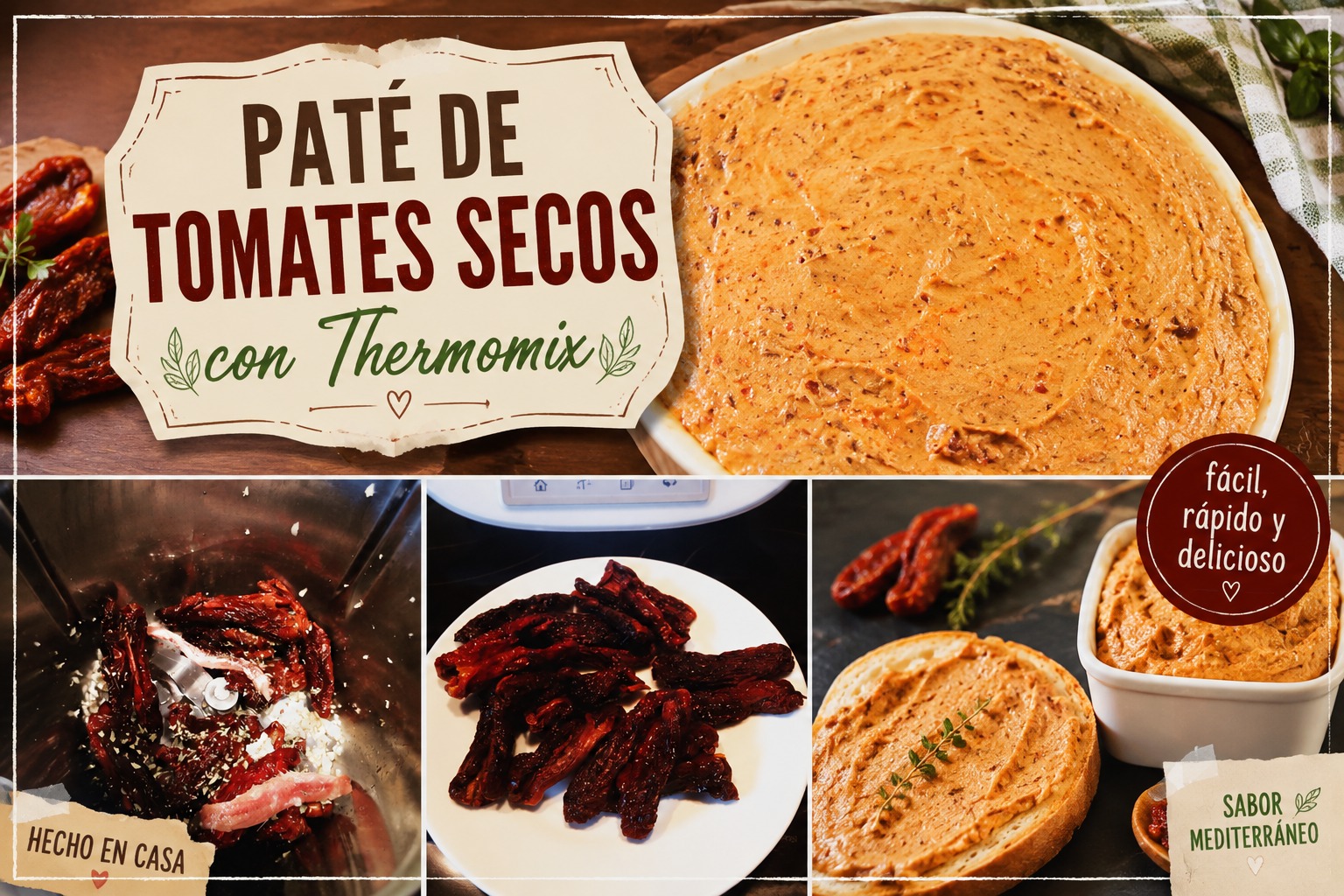 PATÉ DE TOMATES SECOS