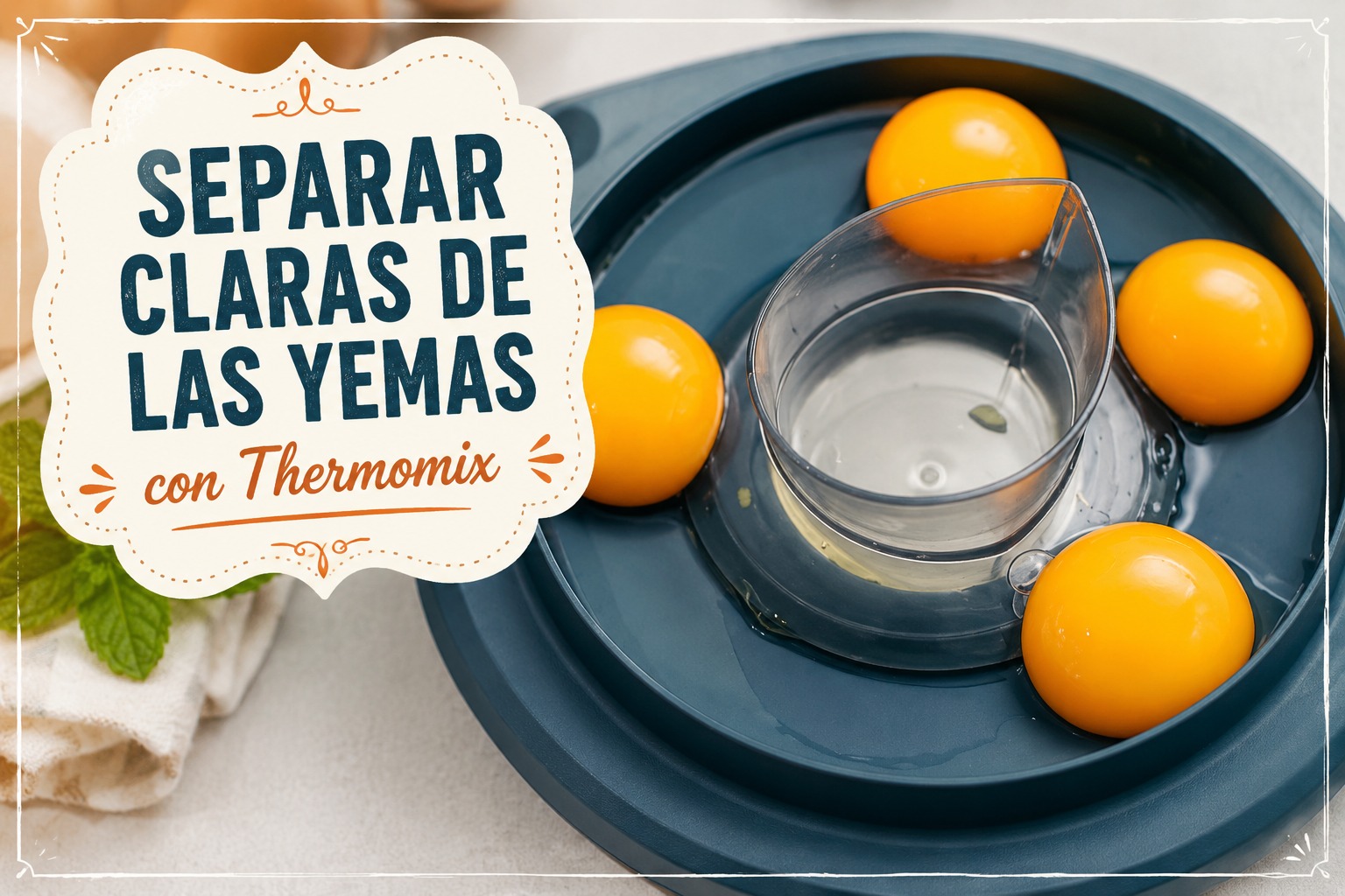 SEPARAR CLARAS DE LAS YEMAS