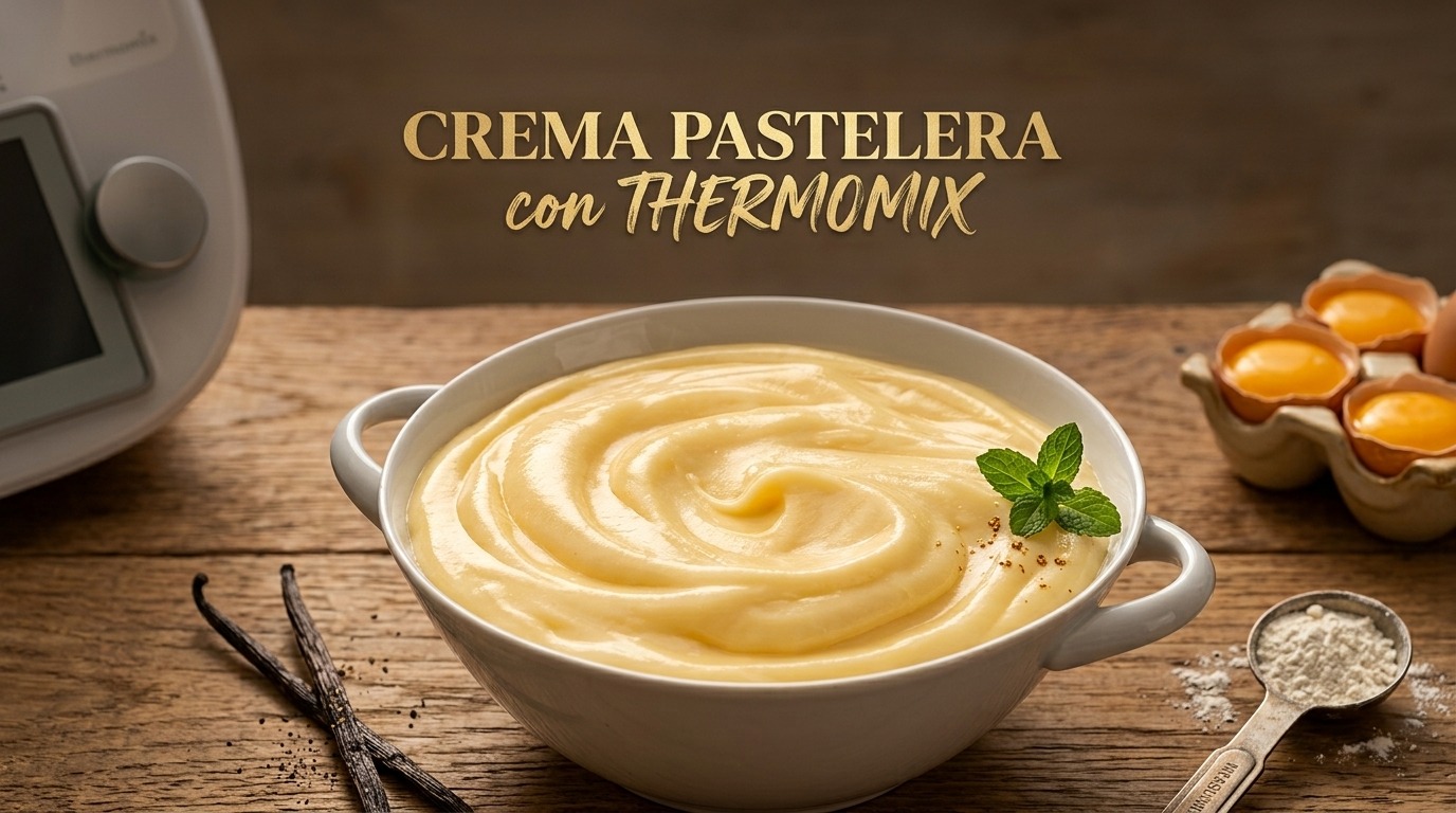 CREMA PASTELERA CON THERMOMIX
