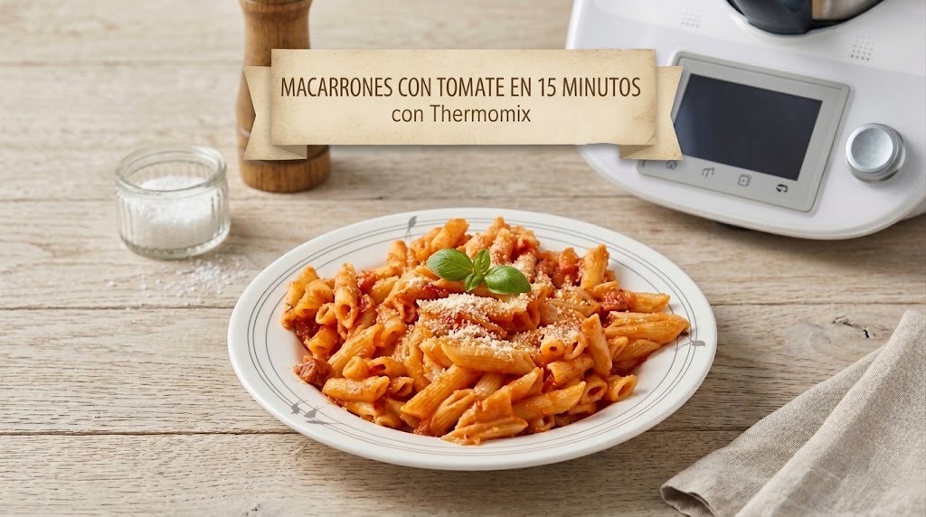 MACARRONES CON TOMATE EN 15 MINUTOS