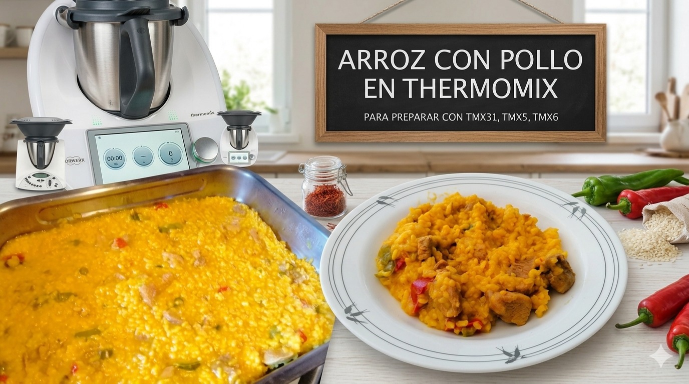 ARROZ CON POLLO EN THERMOMIX