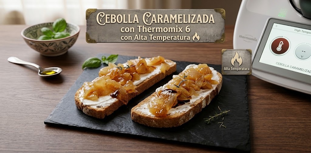 CEBOLLA CARAMELIZADA CON THERMOMIX