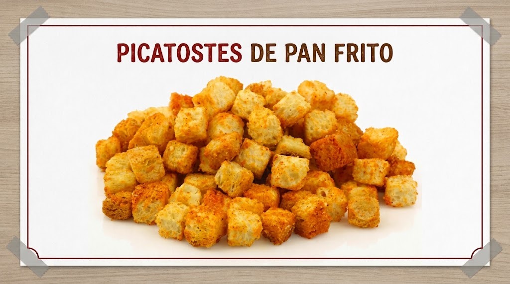 PICATOSTES DE PAN FRITO