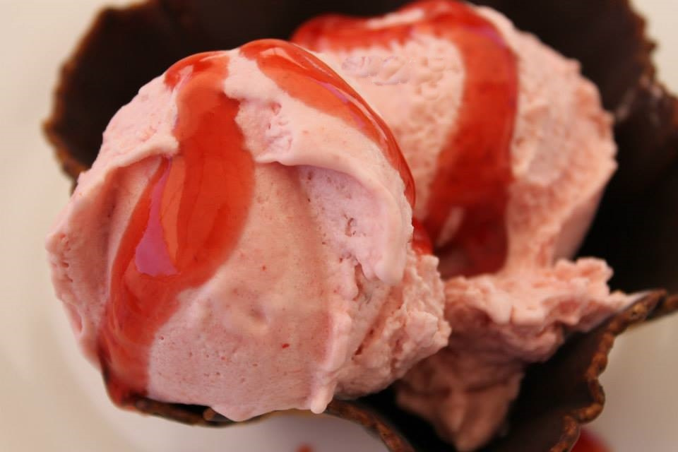 HELADO DE FRESAS