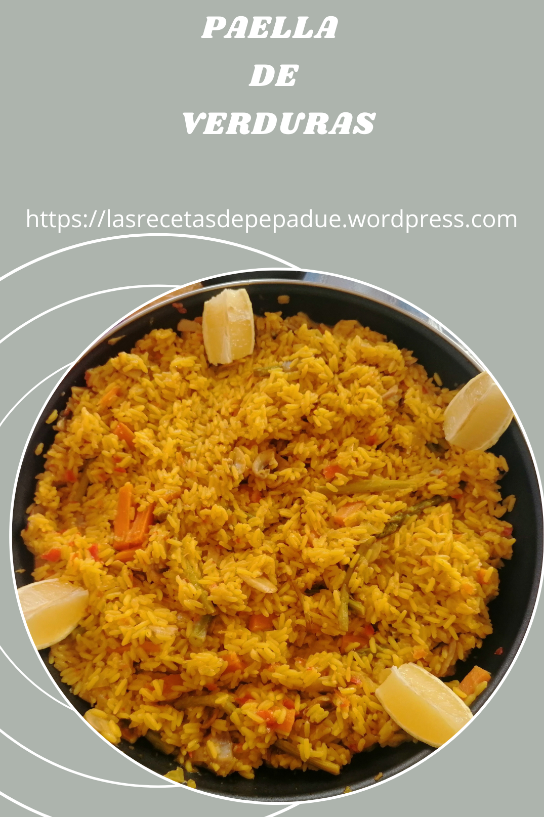 PAELLA DE VERDURAS CON ARROZ VAPORIZADO