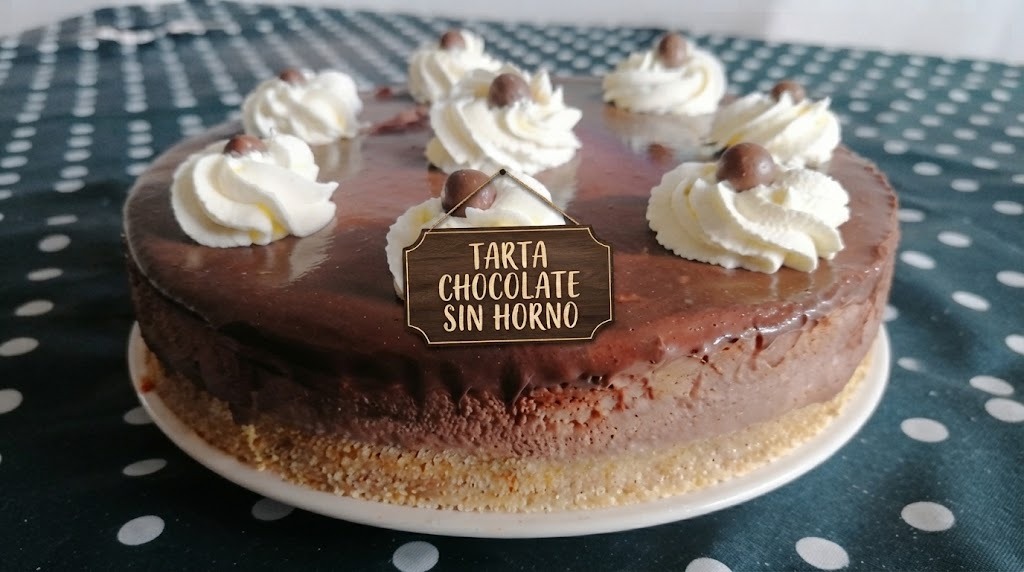TARTA CHOCOLATE SIN HORNO