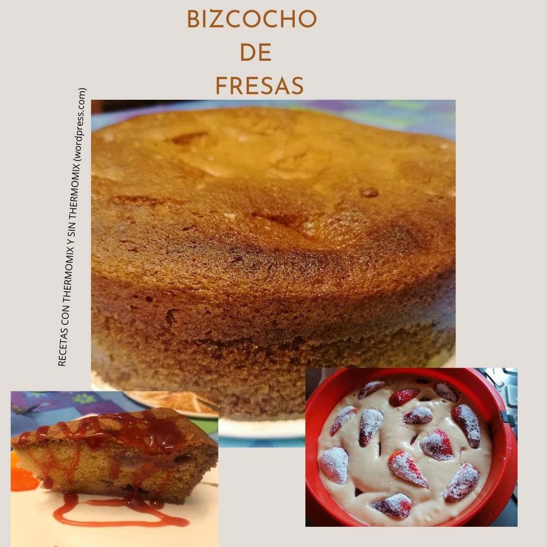 BIZCOCHO DE FRESAS