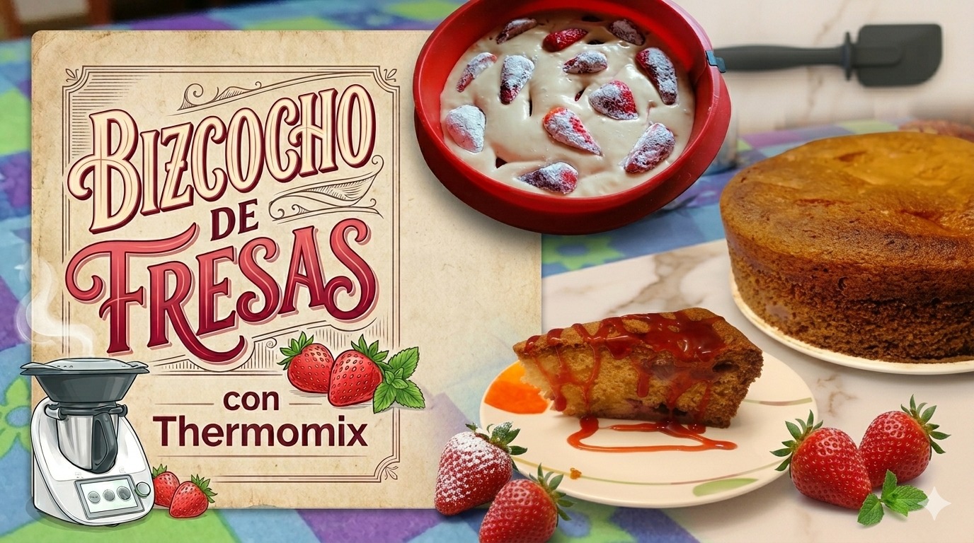 BIZCOCHO DE FRESAS