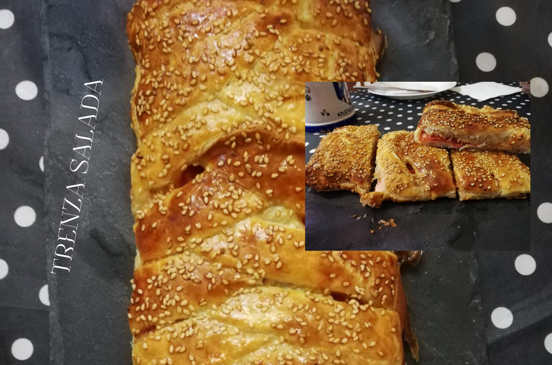 TRENZA RELLENA DE CHORIZO Y QUESO