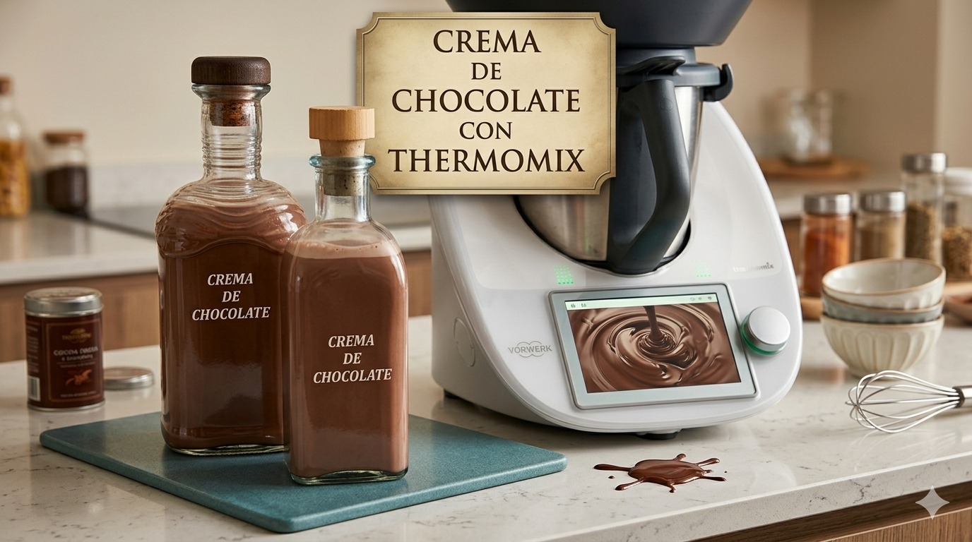 CREMA DE CHOCOLATE CON THERMOMIX