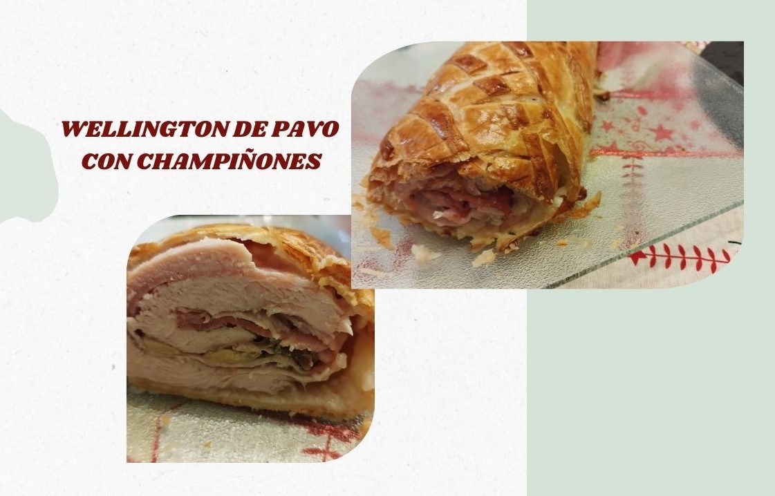 WELLINGTON DE PAVO CON CHAMPIÑONES THERMOMIX