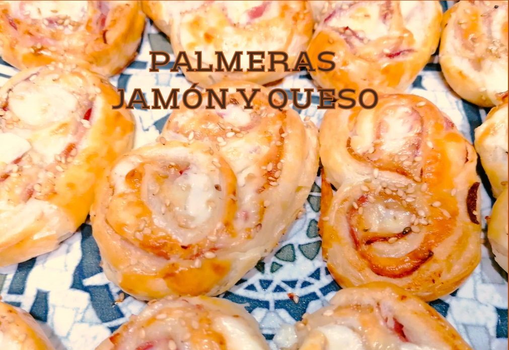 PALMERAS JAMÓN Y QUESO.